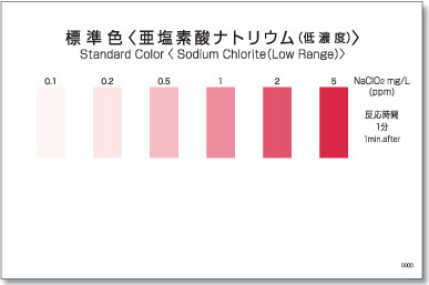 亜塩素酸ナトリウム(低濃度)｜パックテスト｜製品一覧｜製品情報
